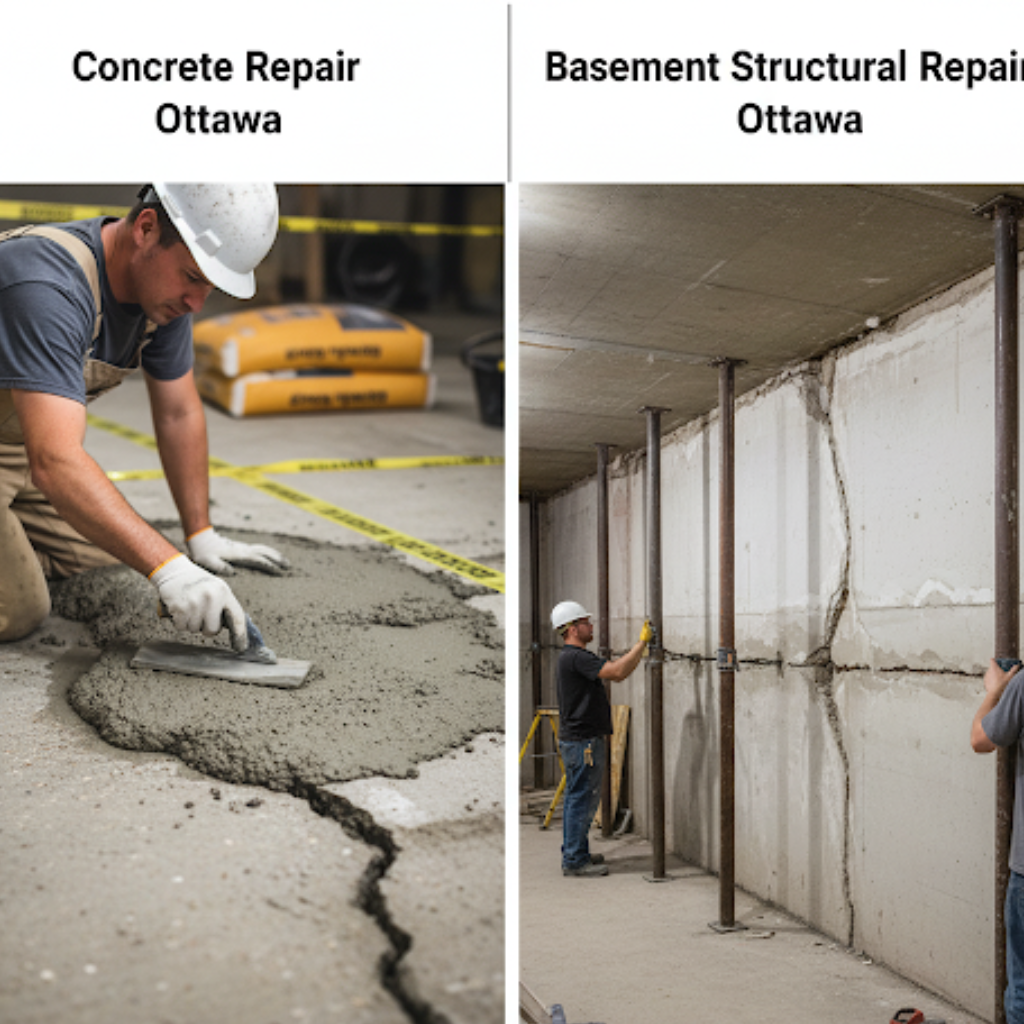 Concrete Repair Ottawa Basement Structural Repairs Ottawa
